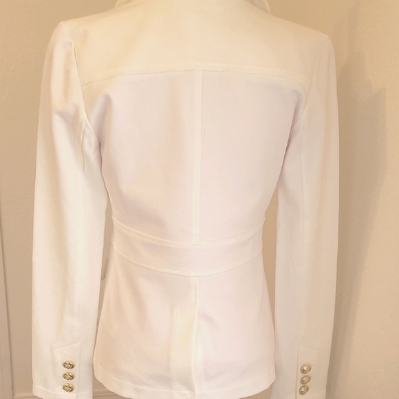 Anthropologie Joie Gold and White Textured Blazer - Picture 4 of 9